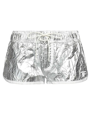 TOM FORD Shorts & Bermuda Silver 100% Polyester, Viscose