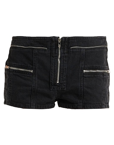 ISABEL MARANT Denim shorts Black 100% Cotton