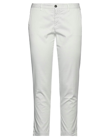 ROŸ ROGER'S Casual trouser Light grey 62% Cotton, 35% Lyocell, 3% Elastane