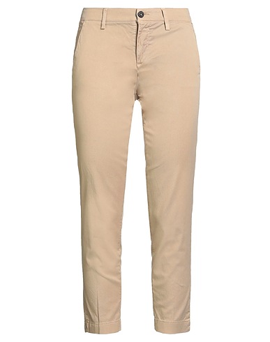 ROŸ ROGER'S Casual pants Sand 62% Cotton, 35% Lyocell, 3% Elastane