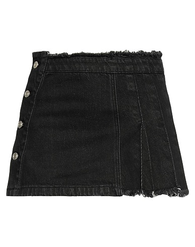 ANDERSSON BELL Denim skirt Black 100% Cotton