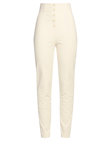 PHILOSOPHY di LORENZO SERAFINI Casual pants Ivory 93% Cotton, 7% Elastane