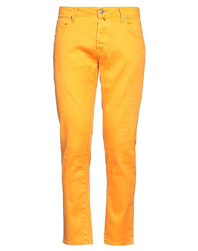 INCOTEX 5-pocket Orange 65% Linen, 34% Cotton, 1% Elastane