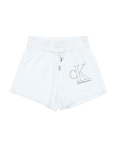 CALVIN KLEIN JEANS Shorts & Bermuda Bianco 95% Cotone, 5% Elastan