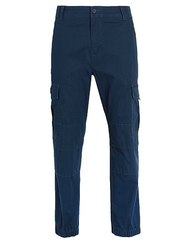 TOMMY JEANS Cargo Navy blue 98% Cotton, 2% Elastane