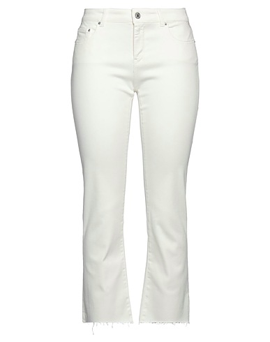 REPLAY Bootcut Jeans Off white 80% Cotton, 11% Lyocell, 5% Elastomultiester, 4% Elastane