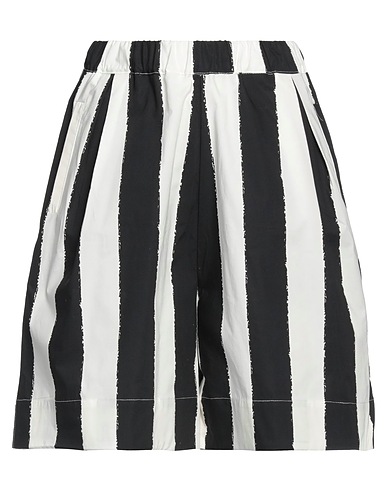 ROSÉ A POIS Shorts & Bermuda Black 100% Cotton