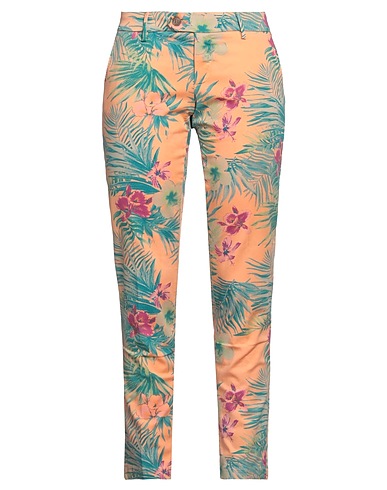 ROŸ ROGER'S Casual trouser Salmon pink 98% Cotton, 2% Elastane