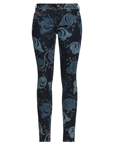 VERSACE JEANS COUTURE Denim pants Blue 98% Cotton, 2% Elastane