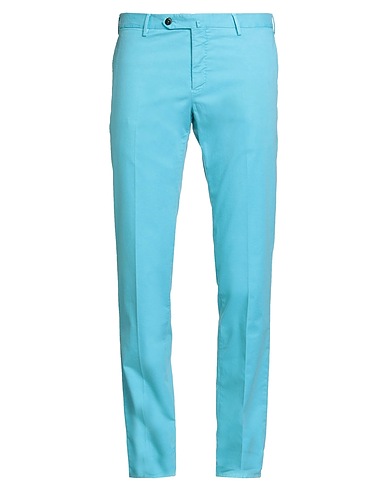 PT Torino Casual pants Sky blue 97% Cotton, 3% Elastane