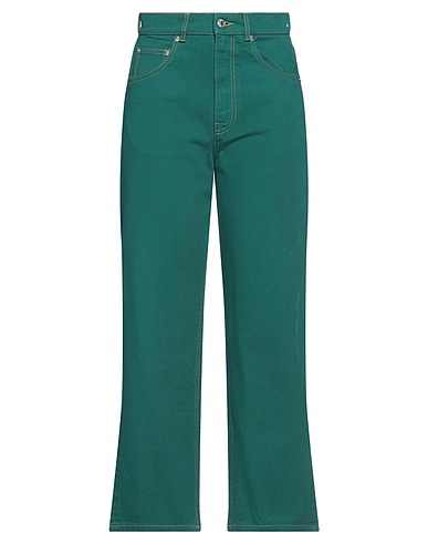 GRIFONI Pantalone Verde 100% Cotone