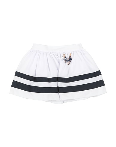 MONNALISA Gonna Bianco 100% Cotone