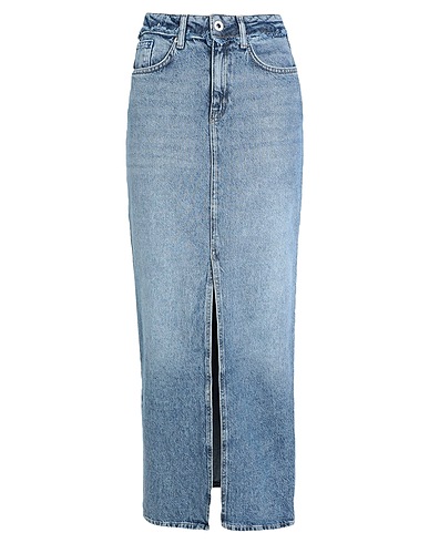 KARL LAGERFELD JEANS Denim skirt Blue 100% Organic cotton