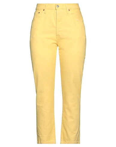 LEVI'S Pantaloni jeans Giallo 100% Cotone