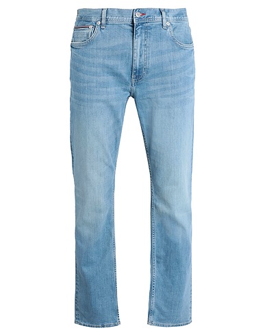 TOMMY HILFIGER Denim trousers Blue 99% Cotton, 1% Elastane