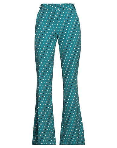 THE ABITO Milano Casual pants Green 87% Polyester, 13% Elastane