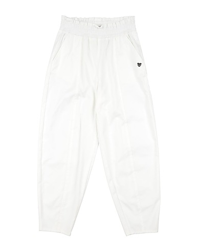 MONNALISA Casual trouser White 97% Cotton, 3% Elastane