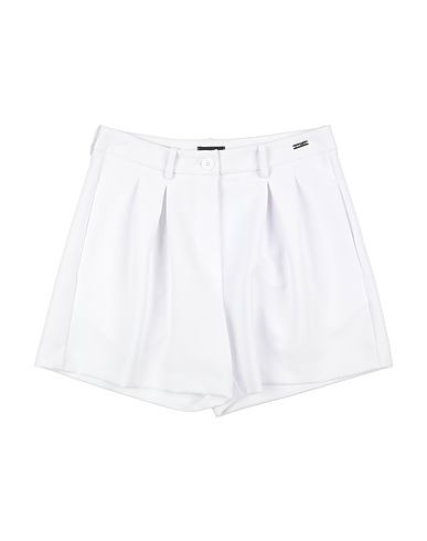 MONNALISA Shorts & Bermuda Bianco 87% Poliestere, 13% Elastan