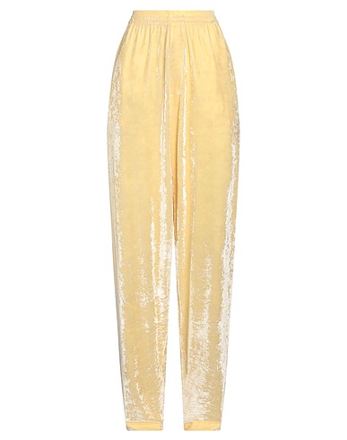 BALENCIAGA Casual trouser Yellow 77% Viscose, 21% Polyamide, 2% Elastane