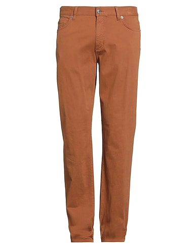 ZEGNA Casual pants Brown 98% Cotton, 2% Elastane