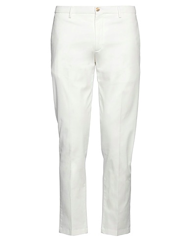 BOGLIOLI Casual pants White 98% Cotton, 2% Elastane