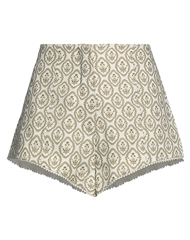 AMOTEA Shorts & Bermuda Ivory 100% Linen