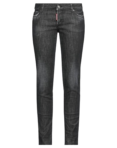 DSQUARED2 Denim trousers Black 98% Cotton, 2% Elastane