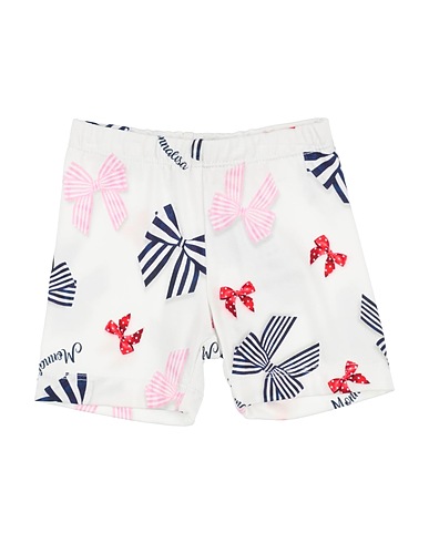 MONNALISA Leggings White 90% Cotton, 10% Elastane