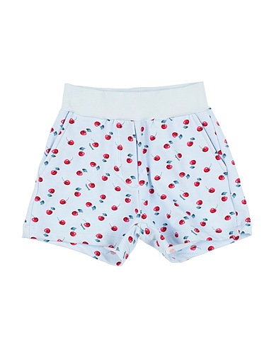 MONNALISA Shorts & Bermuda Blu chiaro 95% Cotone, 5% Elastan