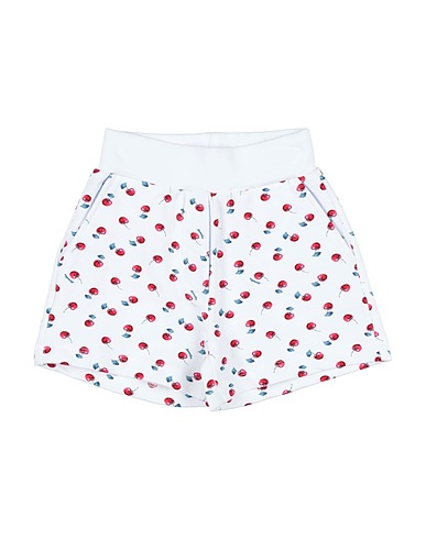 MONNALISA Shorts & Bermuda White 95% Cotton, 5% Elastane