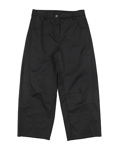 MONNALISA Pantalone Nero 97% Cotone, 3% Elastan