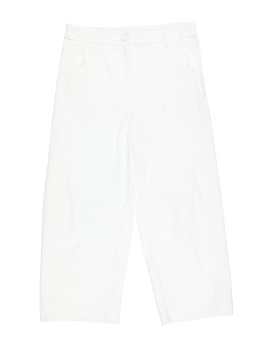MONNALISA Pantalone Bianco 97% Cotone, 3% Elastan
