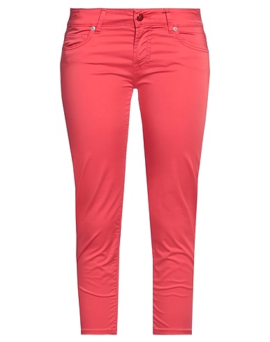 ROŸ ROGER'S Casual trouser Coral 98% Cotton, 2% Elastane