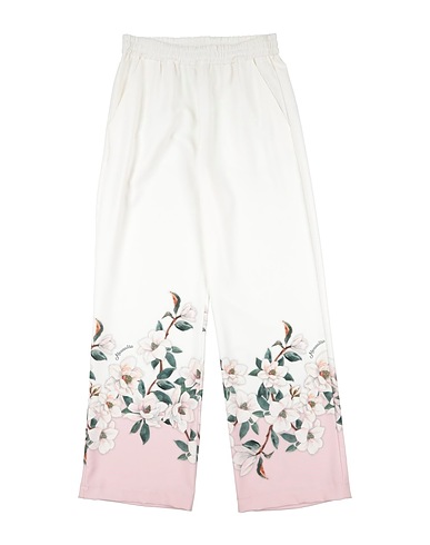 MONNALISA Pantalone Bianco 100% Poliestere