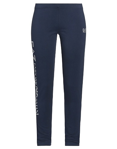EA7 Leggings Midnight blue 90% Cotton, 10% Elastane