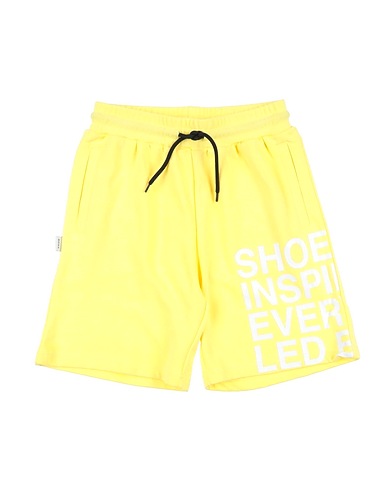 SHOE Shorts & Bermuda Yellow 60% Cotton, 40% Polyester