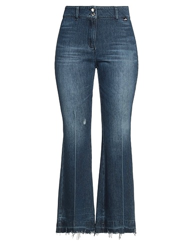 LOVE MOSCHINO Denim trousers Blue 100% Cotton