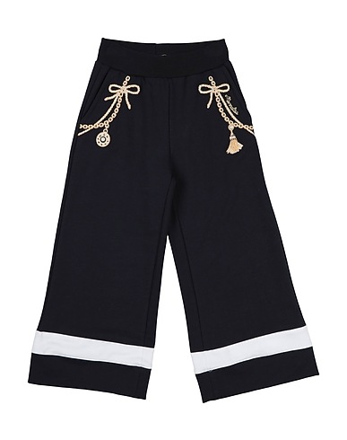 MONNALISA Casual pants NERO 100% Cotton