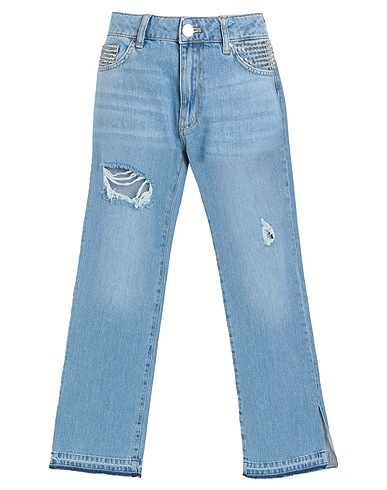 GAëLLE Paris Denim pants Blue 100% Cotton
