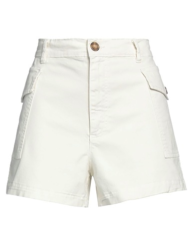 FRAME Shorts & Bermuda White 98% Cotton, 2% Elastane