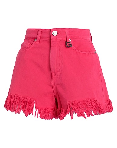 GAëLLE Paris Denim shorts Fuchsia 100% Cotton