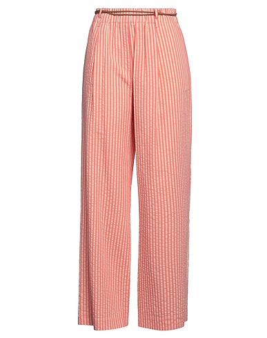ALYSI Casual pants Coral 45% Cotton, 44% Viscose, 11% Silk