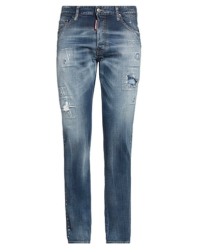 DSQUARED2 Denim pants Blue 99% Cotton, 1% Elastane, Aluminum