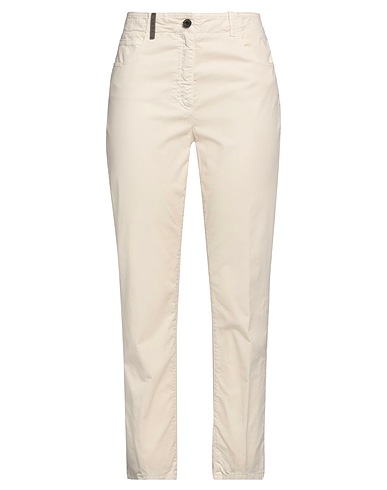 PESERICO Pantalone Off white 98% Cotone, 2% Elastan