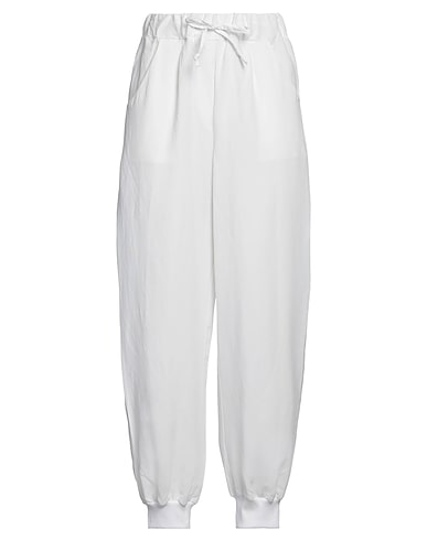 ROSÉ A POIS Casual pants Off white 60% Viscose, 40% Linen, Cotton, Elastane