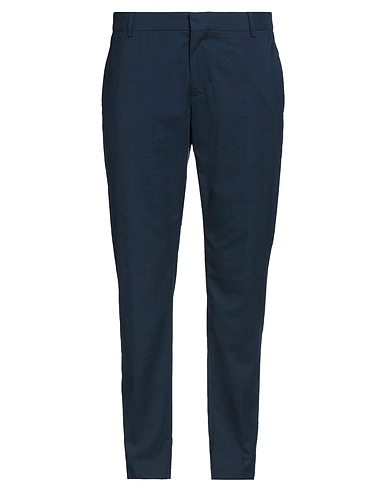 GREY DANIELE ALESSANDRINI Casual trouser Navy blue 81% Polyester, 17% Viscose, 2% Elastane