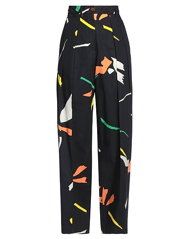 ALYSI Casual trouser Black 100% Cotton