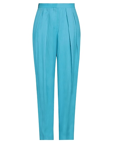 STELLA McCARTNEY Pantalone Azzurro 69% Viscosa, 31% Lino