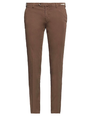 L.B.M. 1911 Casual trouser Chocolate brown 97% Cotton, 3% Elastane
