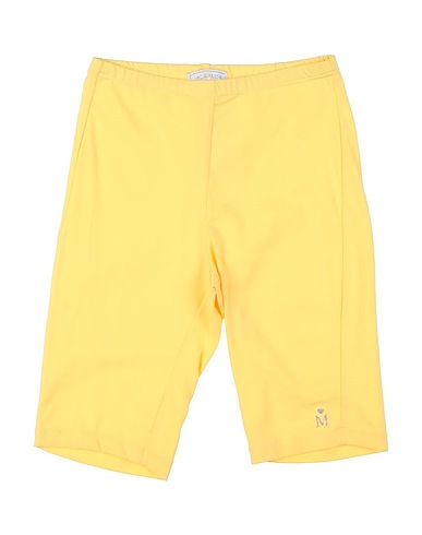 MONNALISA Shorts & Bermuda GIALLO 95% Cotton, 5% Elastane